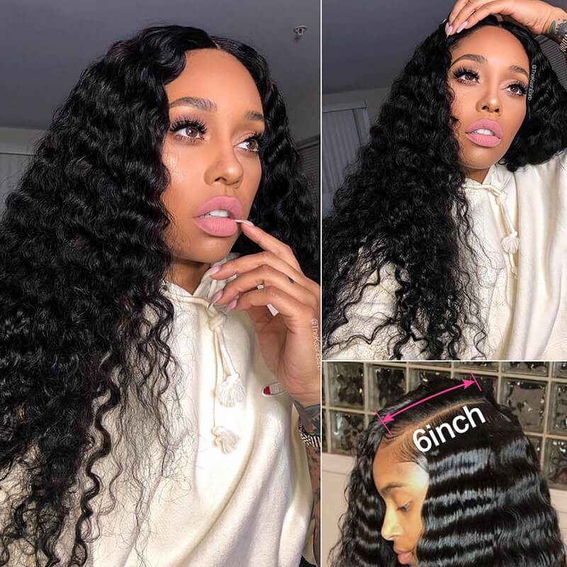 Affordable Deep Wave 13x6 Lace Front Wigs- Mscoco Hair