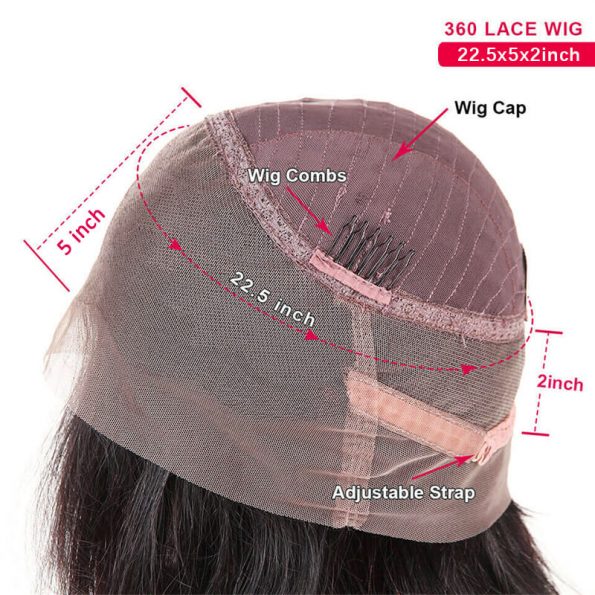 360 Lace Wig Cap Construction