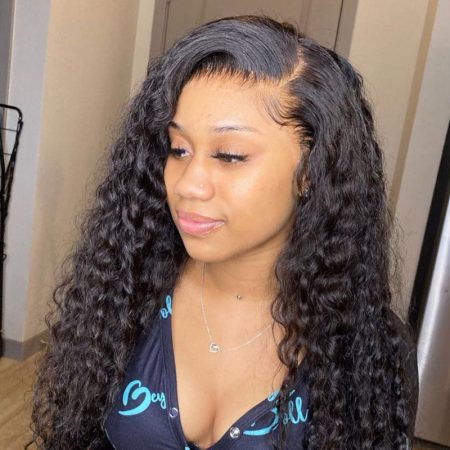 HD Transparent Human Hair Wigs Water Wave - Mscoco Hair