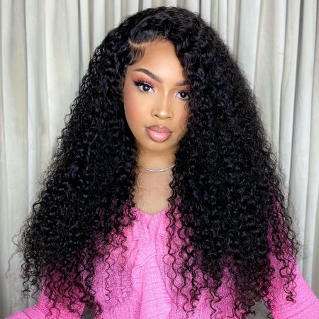 Wear Go Glueless Curly Hair 6×5 HD Pre Cut Lace Wig Bleached Knots Wigs