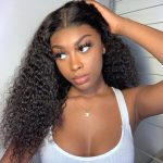 Deep Wave Human Hair Wigs With Natural Hairline