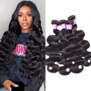 Indian Body Wave Weave Hair 4 Bundles Virgin Human Hair Weave