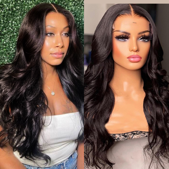 5×5 6×6 Lace Closure Wigs In Body Wave Hair Texture At Affordable Price Natural Black Hair Wigs