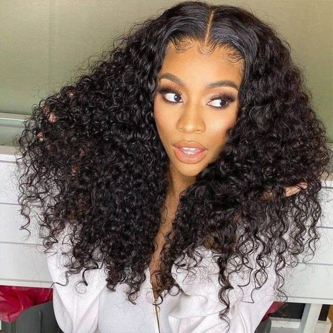curly human hair