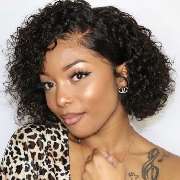 customize short curly wig