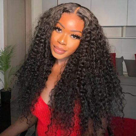 Pre-bleached Knots Glueless HD Lace Front Wig Deep Wave 13x4 13x6 Full Frontal Wigs