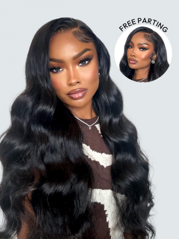 Pre-bleached Knots 13x4 13x6 HD Lace Wig Glueless Body Wave Wigs | Real HD Wig