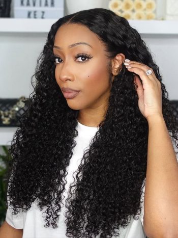 Glueless Curly Pre Bleached Knots Skin Melt 13x4 13x6 HD Lace Wigs | Real HD Wig