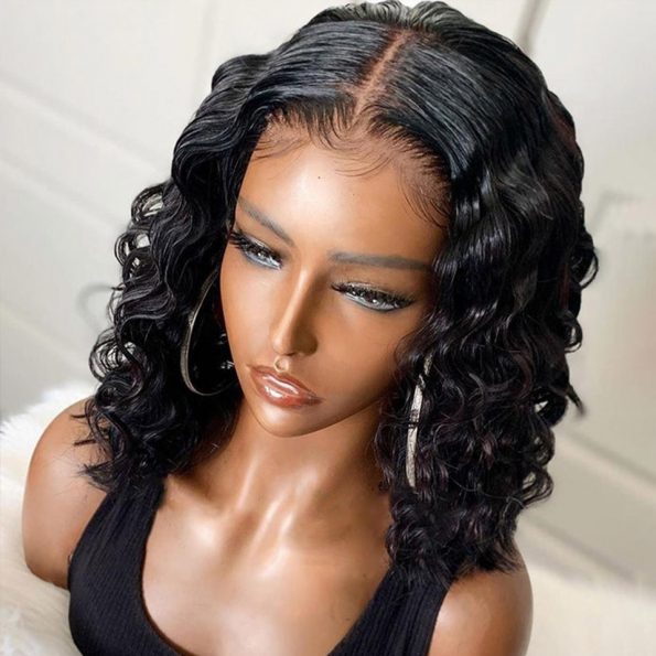 Loose Deep Wave Pixie Cut Wig In Stock