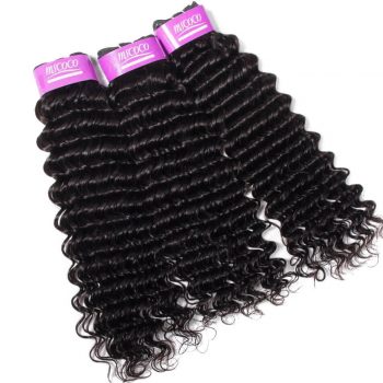 Brazilian Deep Wave 3 Bundles Virgin Human Hair Weave Online
