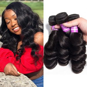 Indian Loose Wave Hair Weave Virgin Human Hair Sale