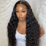 55 Lace Closure Wigs In Loose Deep Wave Hair 1030 Inch