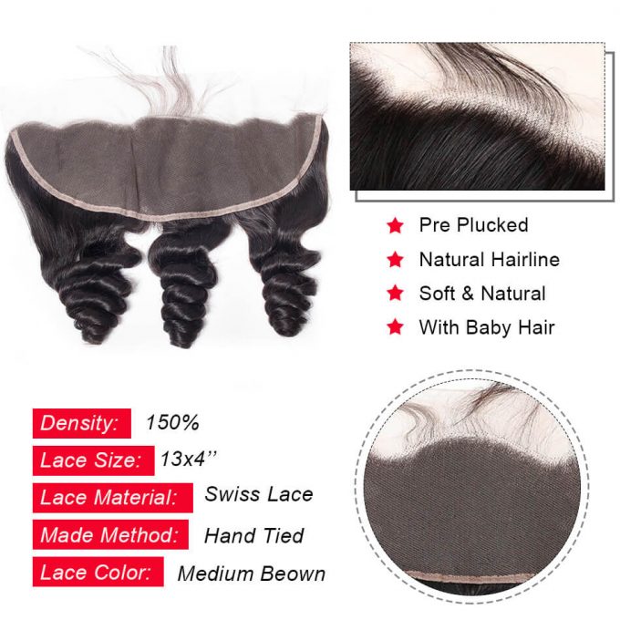 loose wave lace frontal