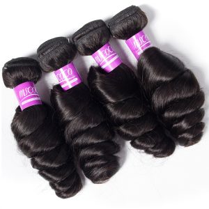 Brazilian Loose Wave Hair 4 Bundles Weave Virgin Human Hair Sale