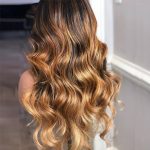 mix colored body wave wig