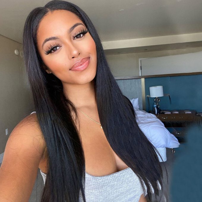 straight human hair natural color