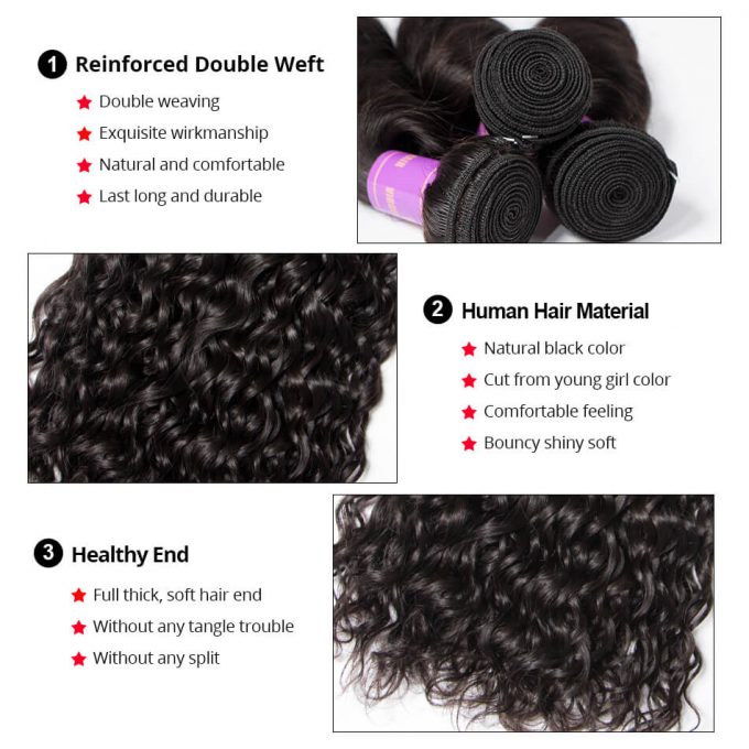 water wave hair bundles