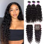 Mscoco Water Wave Bundles With 5×5 Closure Brazilian Hair Weave 3 Bundles With ClosureMscoco Water Wave Bundles With 5×5 Closure Brazilian Hair Weave 3 Bundles With Closure