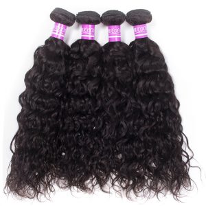 Brazilian Water Wave Hair Virgin Human Hair Weave 4 Bundles