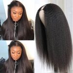 Yaki Straight Affordable Human Hair U Part Wigs Are On Sale