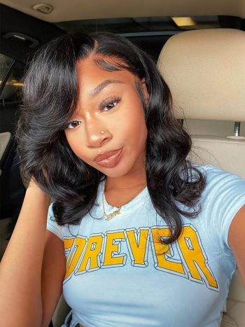 Short Human Hair HD Lace Wigs 6x5 13x4 Glueless Loose Body Wave Wig
