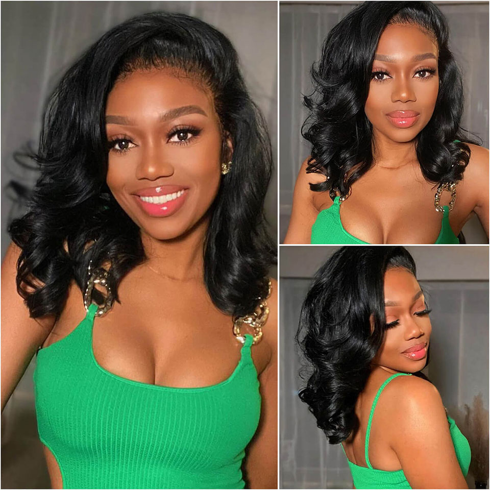 Lace Frontal Wig 13×4 Lace Size In New Body Wave