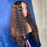 Highlight Deep Wave Lace Front Customized Wig