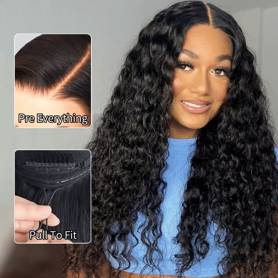 pull go water wave wig