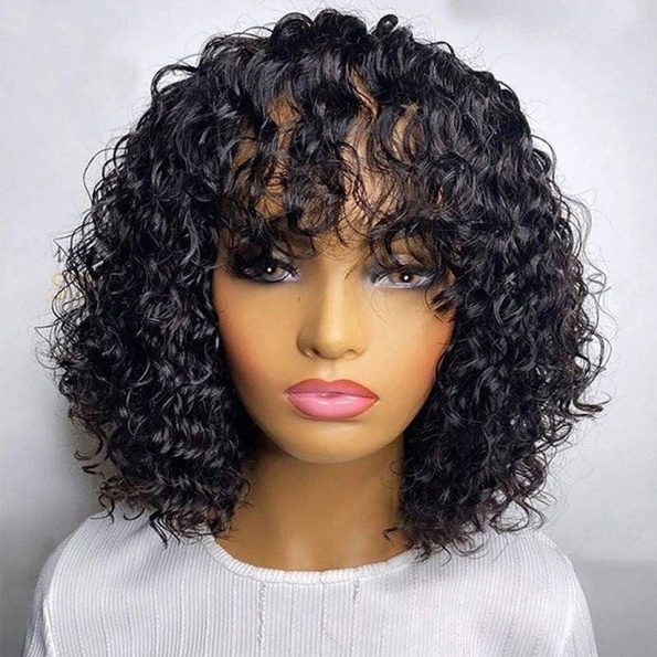 Short Water Wave Wig 150% Density