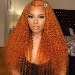 Ginger Color Wig In 13×4 Lace Size