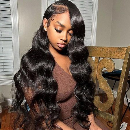 Body Wave 5x5 13x4 Wig HD Lace Long Inch Human Hair Wig