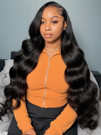 Body Wave Flexible Parting 6x5 13x4 Wig HD Lace Long Inch Human Hair Glueless Wig