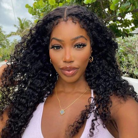 Deep Wave 6x5 13x4 Glueless HD Lace Wig With 4C Edges Curly Baby Hair Hairline