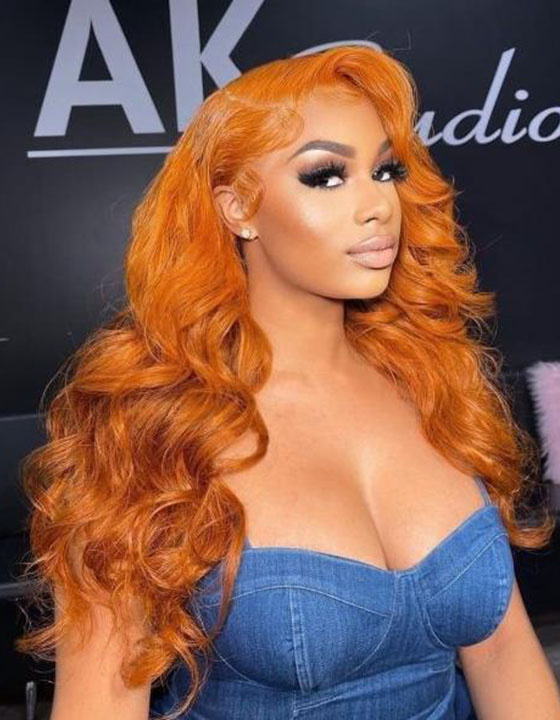 Add a Pop of Color with Ginger Color Wigs.