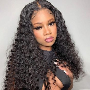 Flexi-Fit Deep Wave Glueless Wig Pre-Cut 6×5/9×6 HD Lace Wig Fit All Sizes