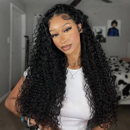 Bleached Knots Deep Wave Wear And Go 6x5 Pre Cut HD Lace Glueless Wig