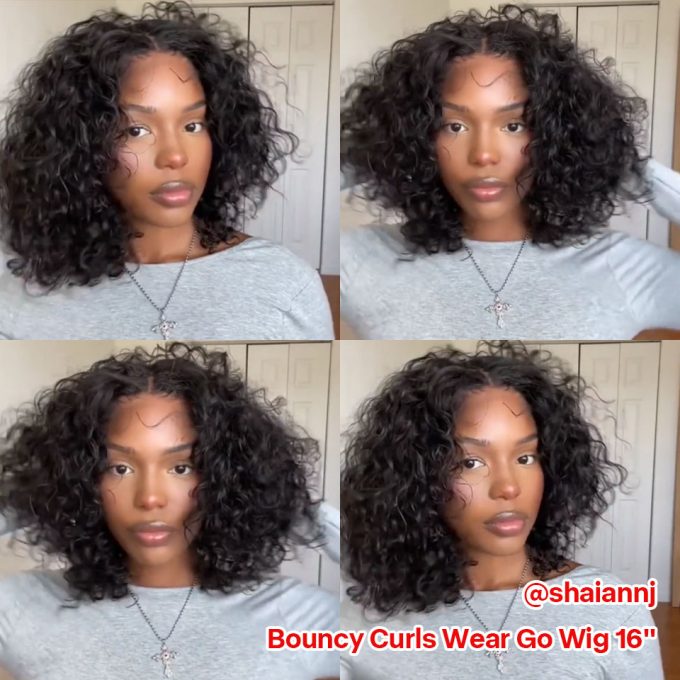 Bouncy Water Wave Wear Go Wig