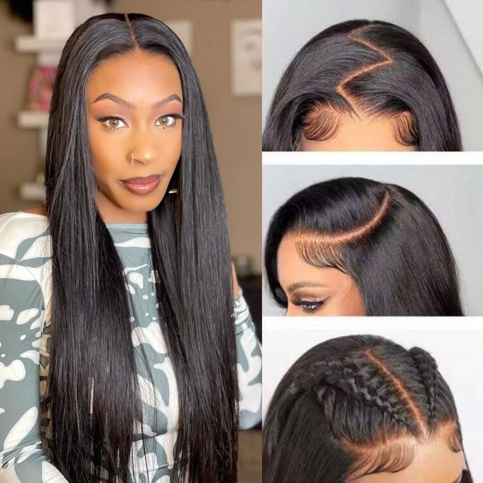 9x6 straight wear go wig