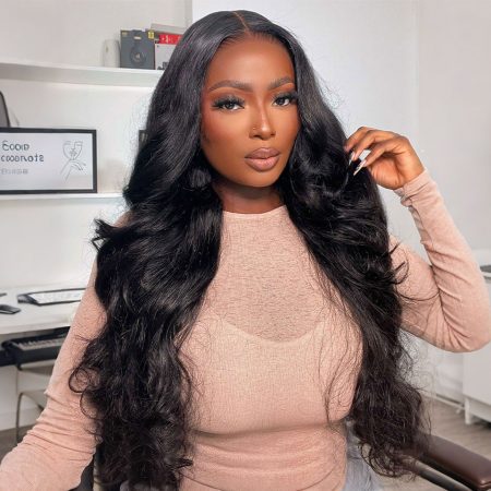 Upgraded 6×5 Ear-Fit Wear Go Loose Body Wave Wigs Ready To Wear Wig