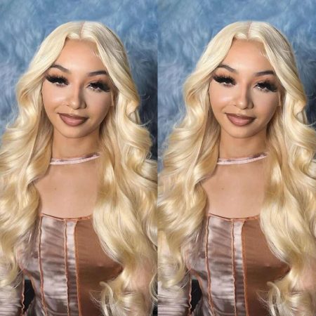 Glueless Blonde 5x6 Pre-Cut HD Lace Wigs Put On and Go With 613 Blonde Color