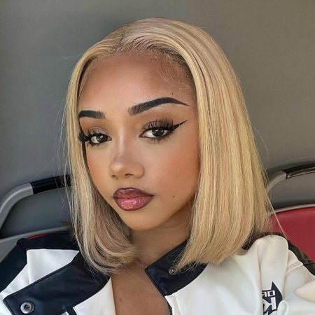 Blonde Highlight Color Bob P16/613 Color Human Hair 6x5 13×6 Lace Wig