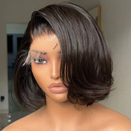 Layer Cut Straight Short Bob Wig 6×5 HD Lace Pre-Everything Glueless Wig