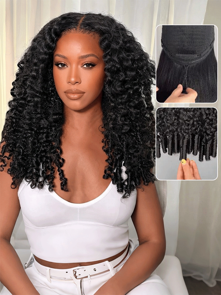 Flash Sale Pull Go Glueless Wig 6×5 13×6 Lace Burmese Curly Pre-everything Natural Hairline 250% Density